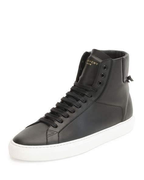 givenchy high top sneakers men's|givenchy men's black sneakers.